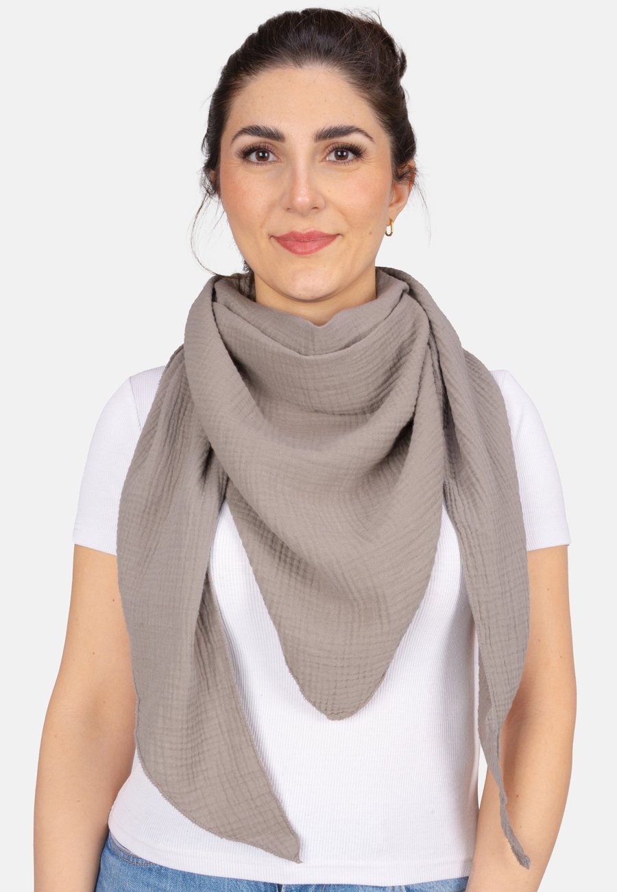 Шарф Seasons of April LUISA MUSSELIN DREIECK, Taupe
Шарф Seasons of April LUISA MUSSELIN DREIECK, Taupe