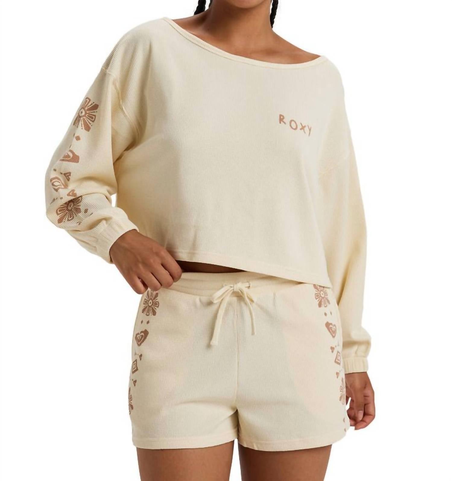 Топ с длинным рукавом Sandy Road в цвете пергамент Roxy, Parchment
Топ с длинным рукавом Sandy Road в цвете пергамент Roxy, Parchment