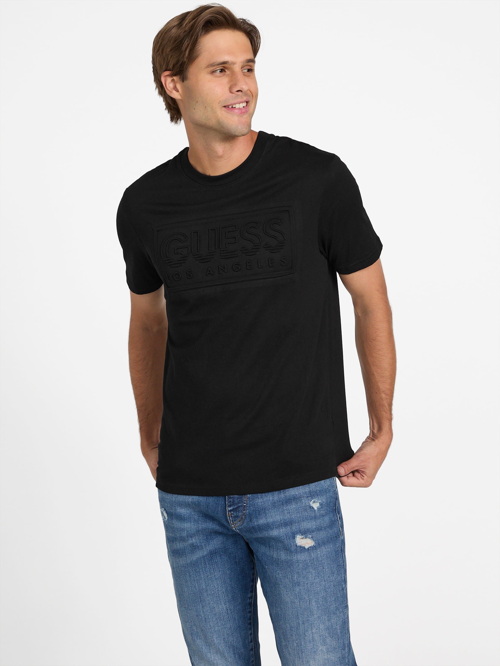Футболка с логотипом Уэйна Guess Factory, черный
Футболка с логотипом Уэйна Guess Factory, черный
