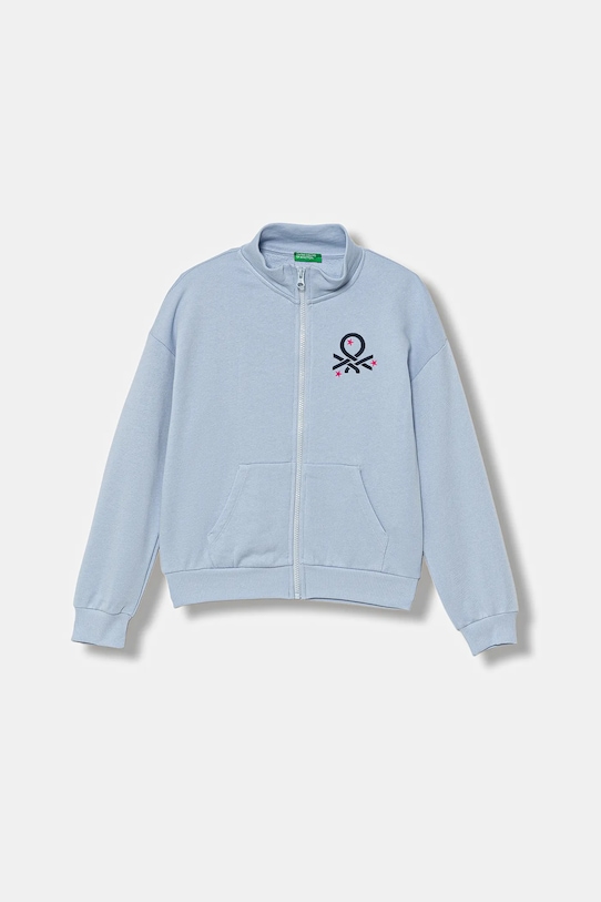 Детская хлопковая толстовка United Colors Of Benetton, синий 
Детская хлопковая толстовка United Colors Of Benetton, синий