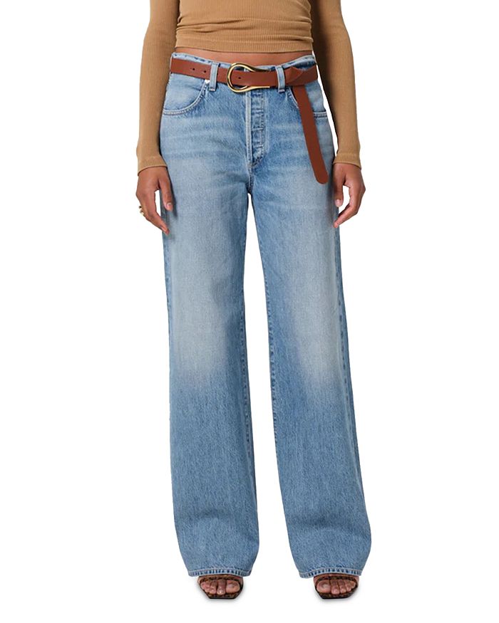 Джинсы с высокой посадкой и широкими штанинами Annina, цвет Meuse Citizens of Humanity, синий
Джинсы с высокой посадкой и широкими штанинами Annina, цвет Meuse Citizens of Humanity, синий