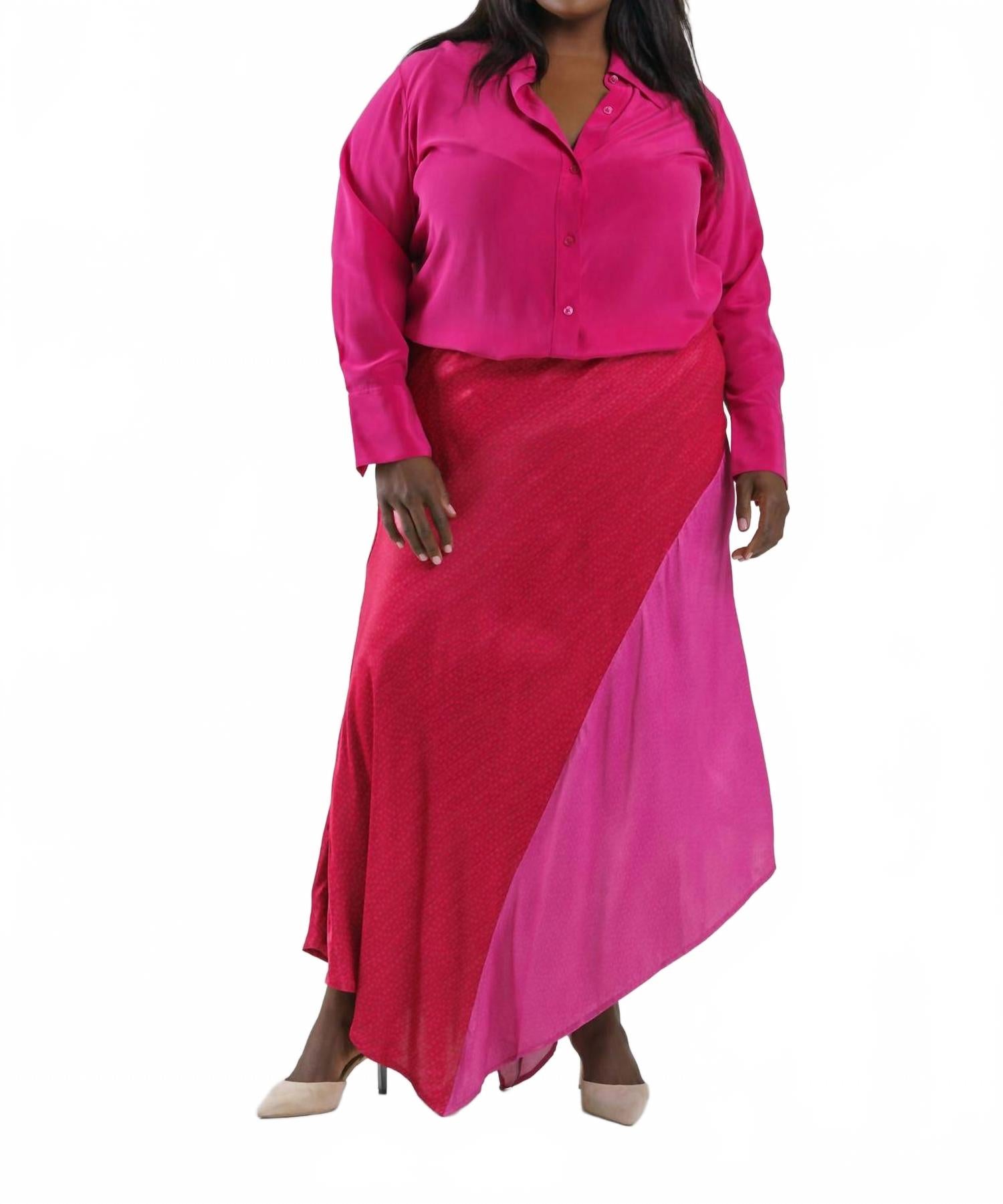 Юбка Анжела плюс сайз в красно-розовом цвете -bl^nk-
Юбка Анжела плюс сайз в красно-розовом цвете -bl^nk-