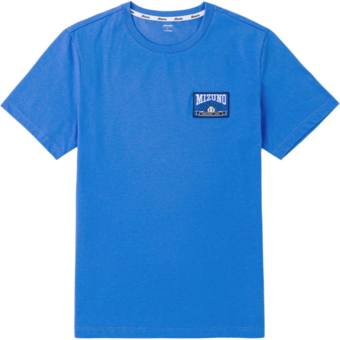 Футболка Heritage мужская с круглым вырезом тонкая Mizuno, sky синий
Футболка Heritage мужская с круглым вырезом тонкая Mizuno, sky синий