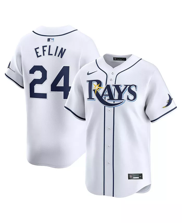 Мужская белая ограниченная игровая футболка Tampa Bay Rays Зака Эфлина Nike
Мужская белая ограниченная игровая футболка Tampa Bay Rays Зака Эфлина Nike