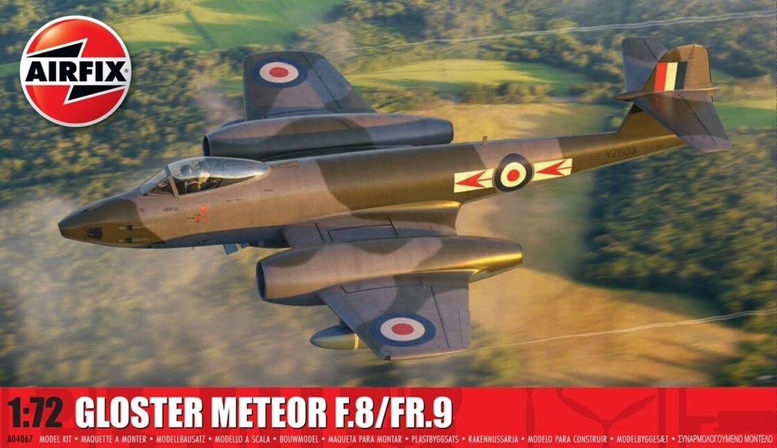 Gloster Meteor F.8/FR.9, Airfix 04067
Gloster Meteor F.8/FR.9, Airfix 04067