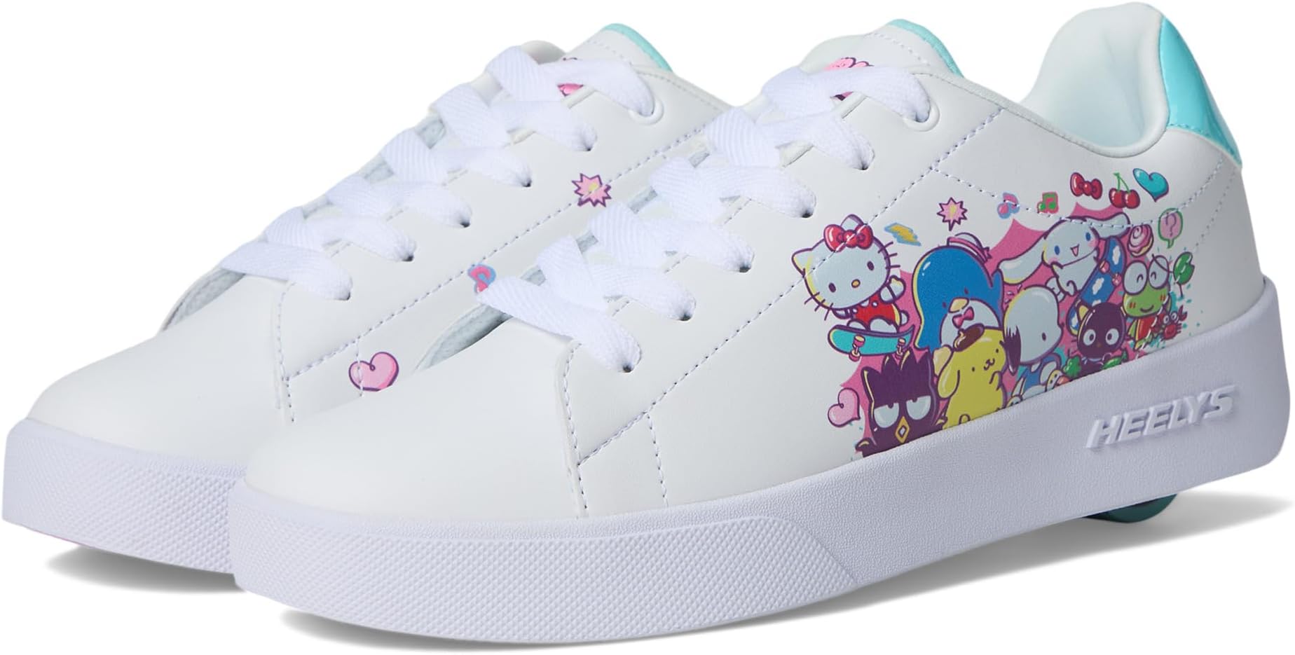 Кроссовки Heelys Hello Kitty Speedilo, White/Aqua/Pk/Multi
Кроссовки Heelys Hello Kitty Speedilo, White/Aqua/Pk/Multi