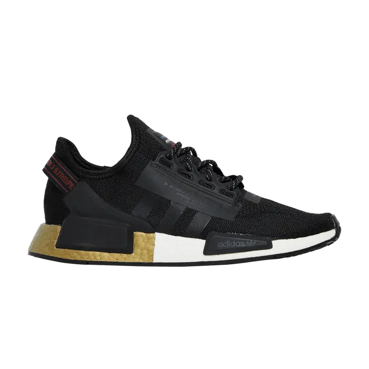 Кроссовки adidas NMD_R1 V2 J 'Black Gold Metallic', черный
Кроссовки adidas NMD_R1 V2 J 'Black Gold Metallic', черный