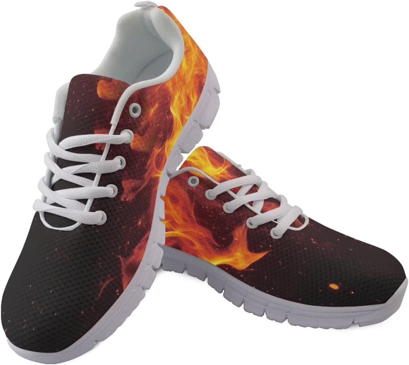 Кроссовки для бега Jeiento унисекс для взрослых с узором черепа, шнуровкой, легкие дышащие сетчатые спортивные кроссовки для спортзала, Fire Flame
Кроссовки для бега Jeiento унисекс для взрослых с узором черепа, шнуровкой, легкие дышащие сетчатые спортивные кроссовки для спортзала, Fire Flame