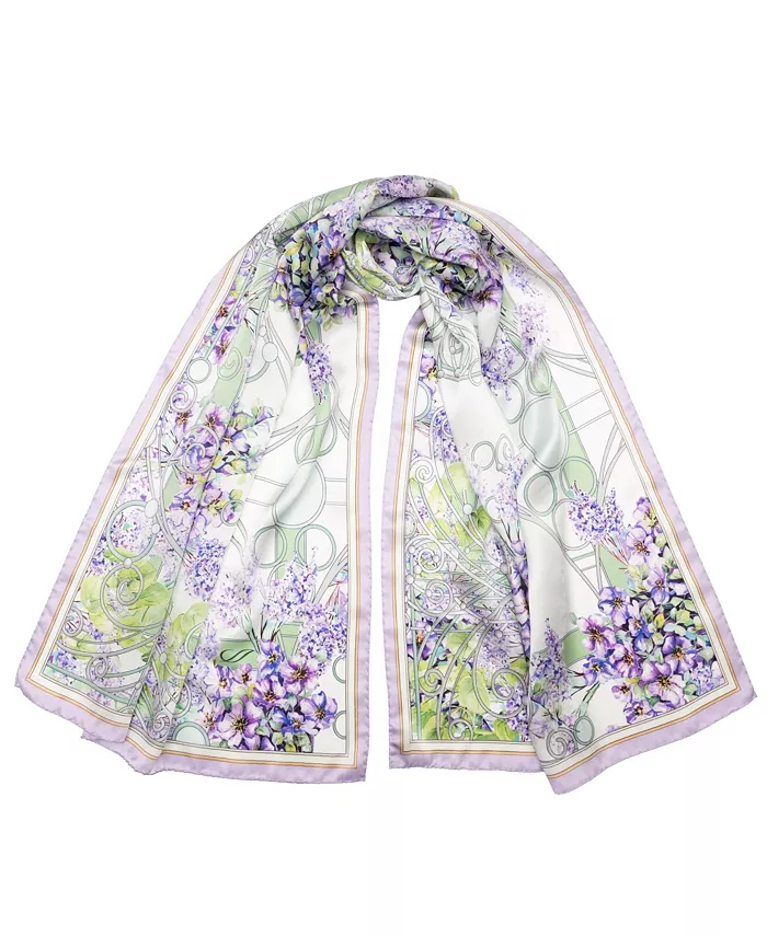 Лила - Длинный сатиновый шелковый шарф для женщин Elizabetta, фиолетовый
Лила - Длинный сатиновый шелковый шарф для женщин Elizabetta, фиолетовый