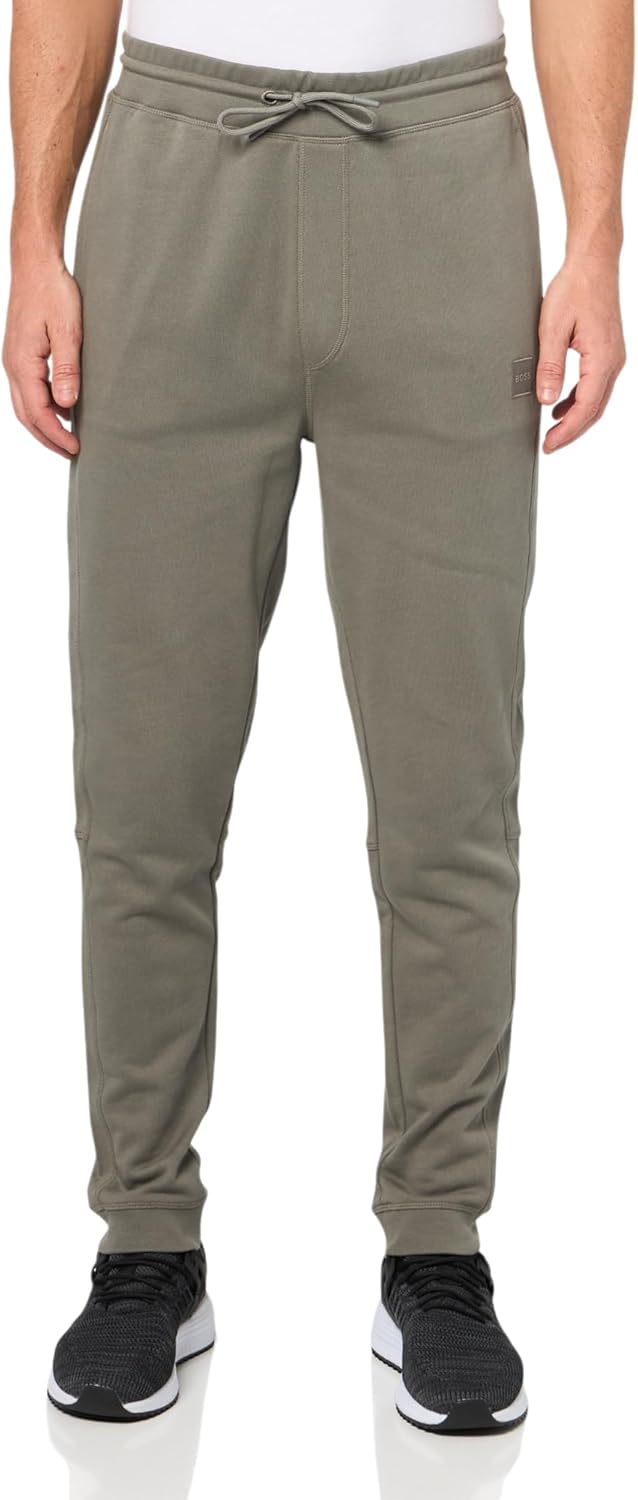 Мужские спортивные брюки BOSS из джерси с завязками, Fossil Grey
Мужские спортивные брюки BOSS из джерси с завязками, Fossil Grey