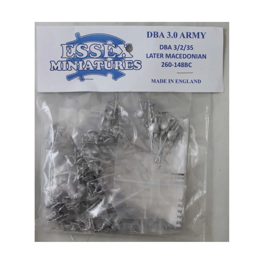 Поздний македонский язык, 260–148 гг. До н.э., De Bellis Antiquitatis Version 3 Miniatures - Book 2 Armies (15mm)
Поздний македонский язык, 260–148 гг. До н.э., De Bellis Antiquitatis Version 3 Miniatures - Book 2 Armies (15mm)