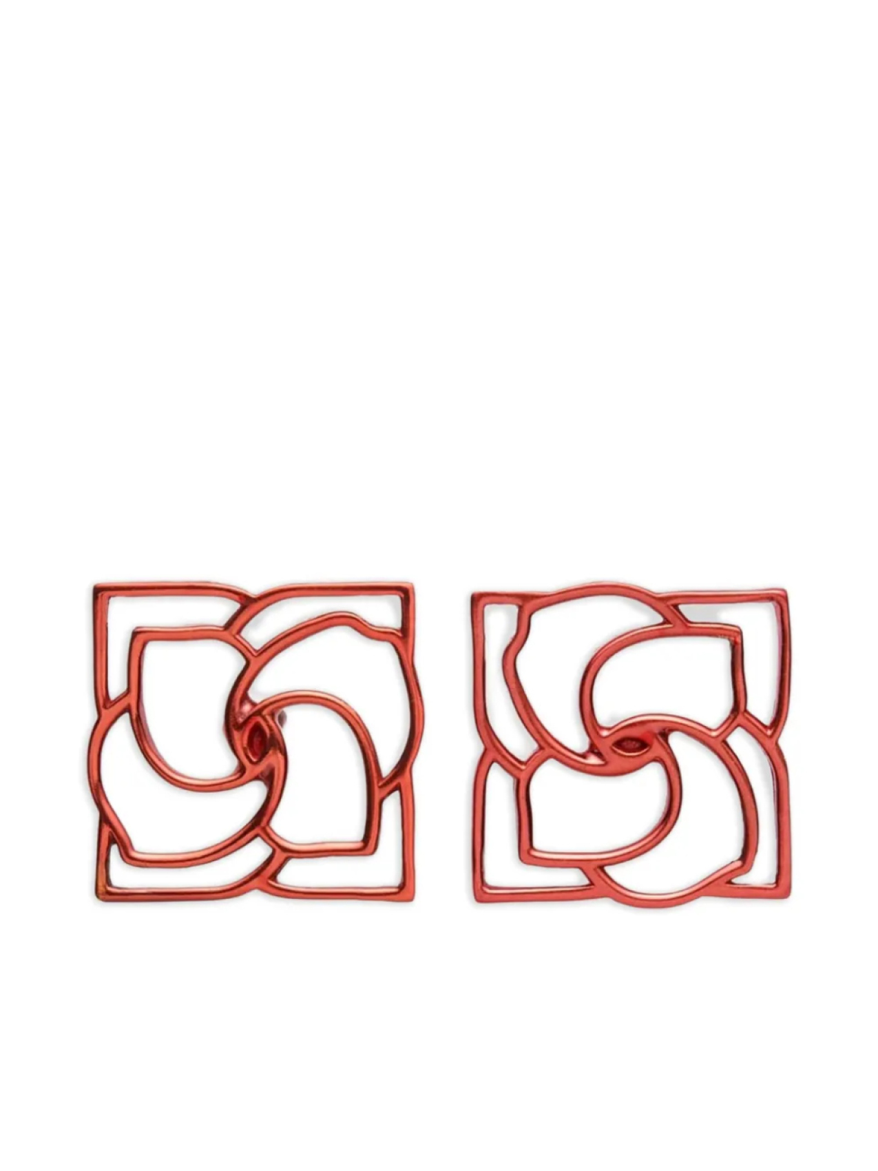 Серьги с квадратным логотипом Magda Butrym, красный
Серьги с квадратным логотипом Magda Butrym, красный