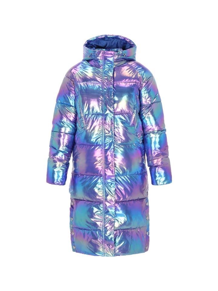 Женское пальто в радужно-голубом цвете myMo
Женское пальто в радужно-голубом цвете myMo