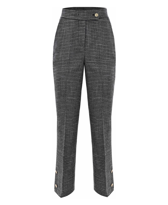 Элегантные брюки с узором и разрезами. Kocca, серый
Элегантные брюки с узором и разрезами. Kocca, серый