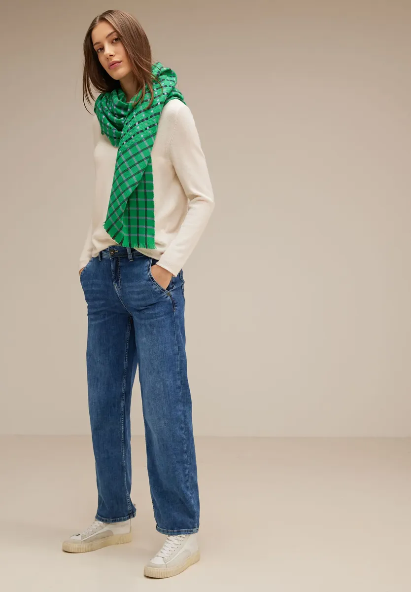 Шарф STREET ONE с бахромой по краю, зеленый
Шарф STREET ONE с бахромой по краю, зеленый