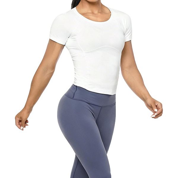 Женский легкий топ с коротким рукавом для йоги и бега Clearflower, White
Женский легкий топ с коротким рукавом для йоги и бега Clearflower, White