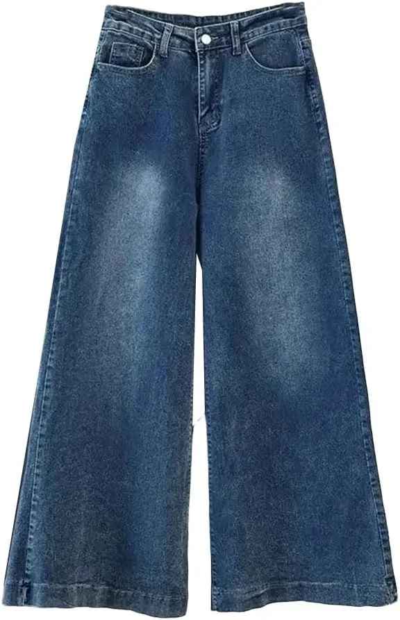 Женские джинсы American Style с высокой талией и широкими штанинами
Женские джинсы American Style с высокой талией и широкими штанинами