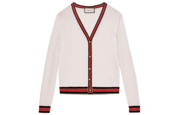 Кардиган женский Gucci на пуговицах, белый
Кардиган женский Gucci на пуговицах, белый