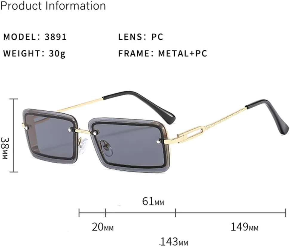 Винтажные модные солнцезащитные очки LVTFCO без оправы, прямоугольной формы, с градиентным покрытием, защитой от УФ-излучения UV400, для путешествий, женские, C6
Винтажные модные солнцезащитные очки LVTFCO без оправы, прямоугольной формы, с градиентным покрытием, защитой от УФ-излучения UV400, для путешествий, женские, C6