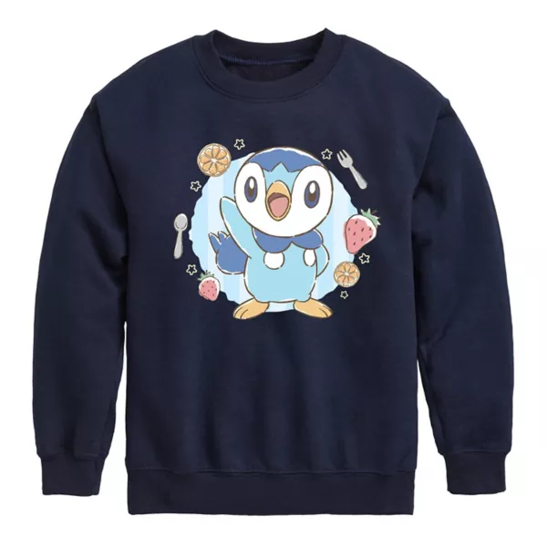 Мальчиковая толстовка с пижамным флисом Pokemon Cafe и Пиплупом (8-20 лет) Licensed Character, синий
Мальчиковая толстовка с пижамным флисом Pokemon Cafe и Пиплупом (8-20 лет) Licensed Character, синий