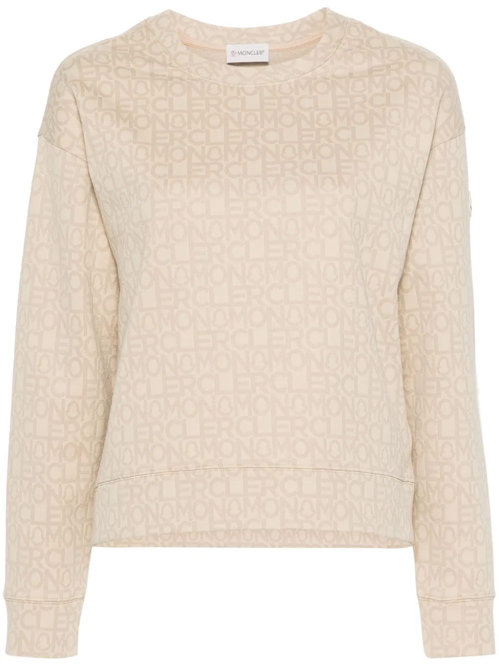 Толстовка с монограммой MONCLER, нейтральный
Толстовка с монограммой MONCLER, нейтральный