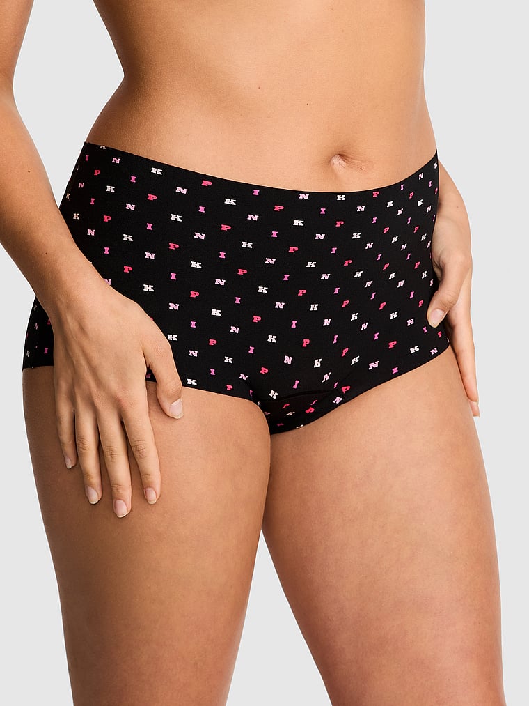 Трусики-Шорты No-Show Pink, smooth black scattered pink print
Трусики-Шорты No-Show Pink, smooth black scattered pink print