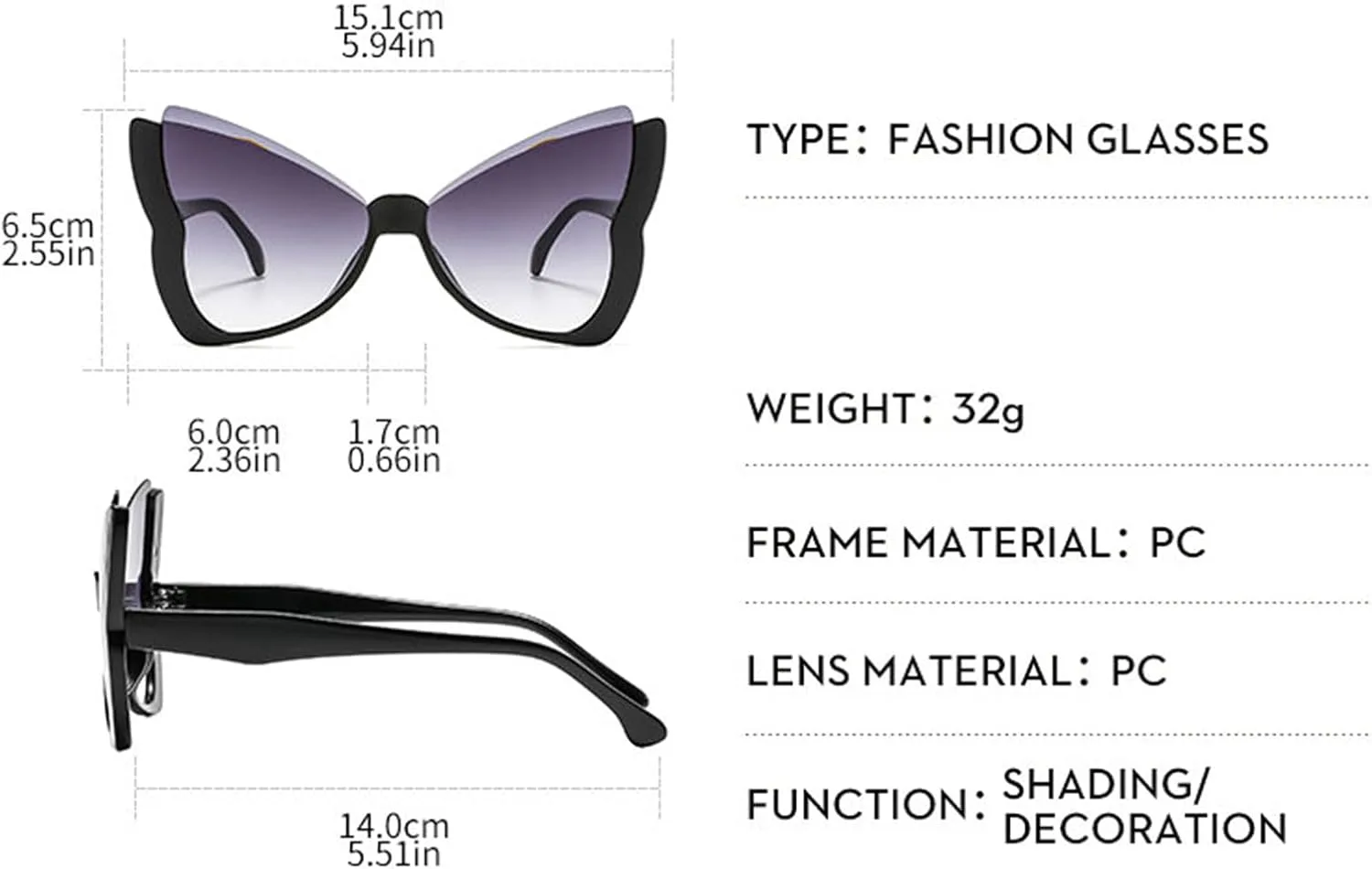 Женские дизайнерские солнцезащитные очки без оправы «Бабочка» от Helena. Модные винтажные очки для вечеринок, путешествий, панка, с защитой от ультрафиолета UV400, C1
Женские дизайнерские солнцезащитные очки без оправы «Бабочка» от Helena. Модные винтажные очки для вечеринок, путешествий, панка, с защитой от ультрафиолета UV400, C1