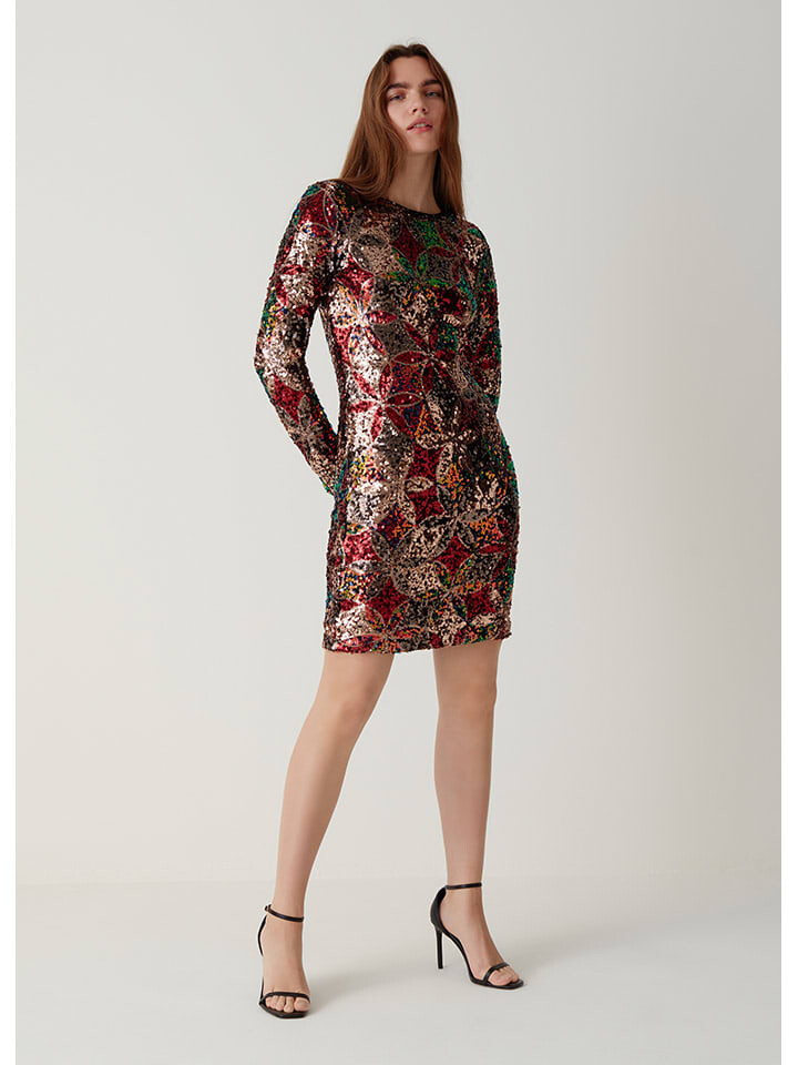 Короткое платье STEFANEL Pailletten, красочный
Короткое платье STEFANEL Pailletten, красочный