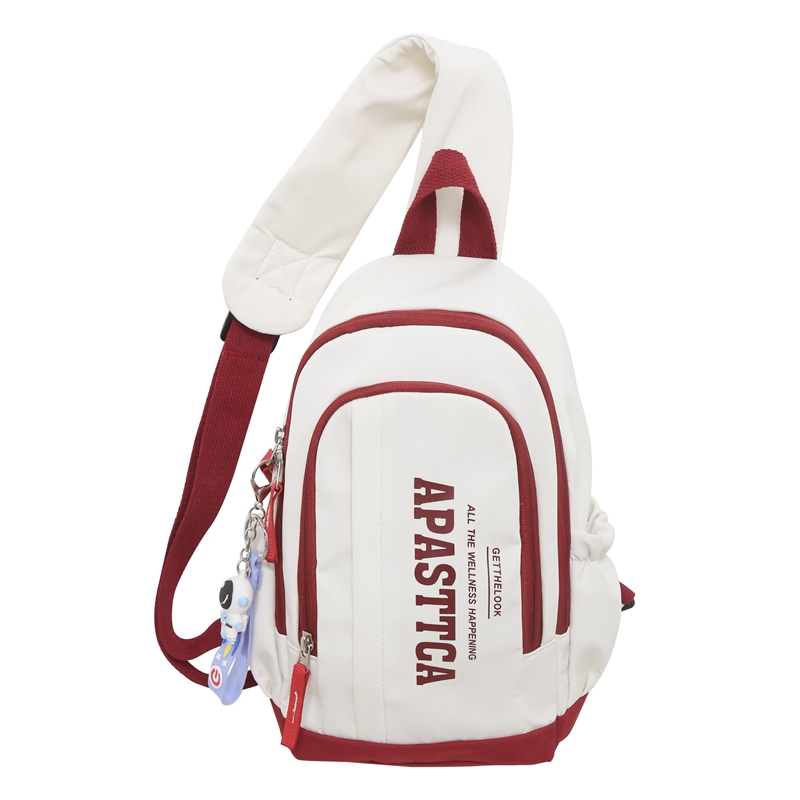 Нейлоновый рюкзак-слинг через плечо унисекс белый зеленый с белым красный с белым серый с черным Deli Bear, белый зеленый с подвеской
Нейлоновый рюкзак-слинг через плечо унисекс белый зеленый с белым красный с белым серый с черным Deli Bear, белый зеленый с подвеской