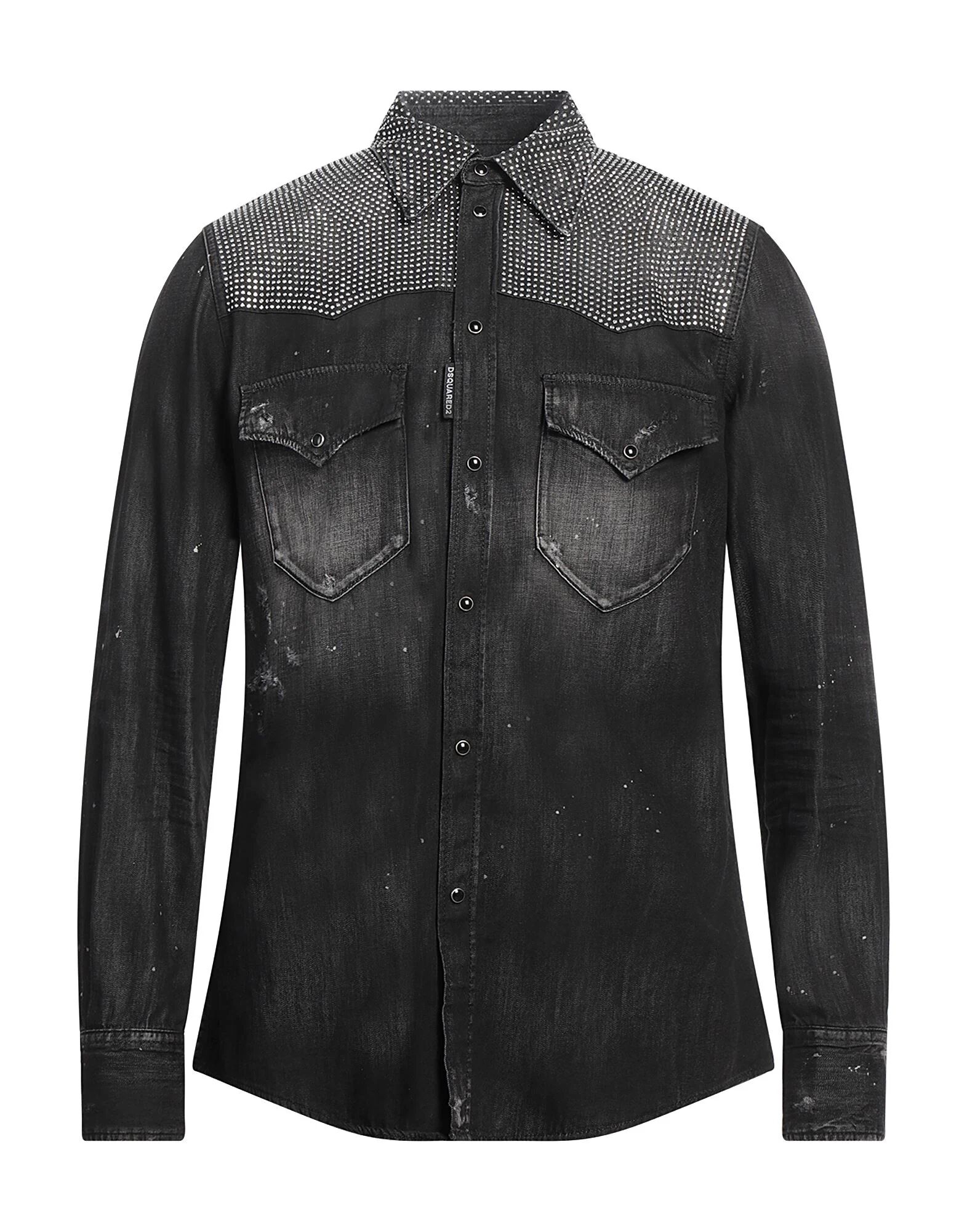 Рубашка джинсовая Dsquared2, черный 
Рубашка джинсовая Dsquared2, черный