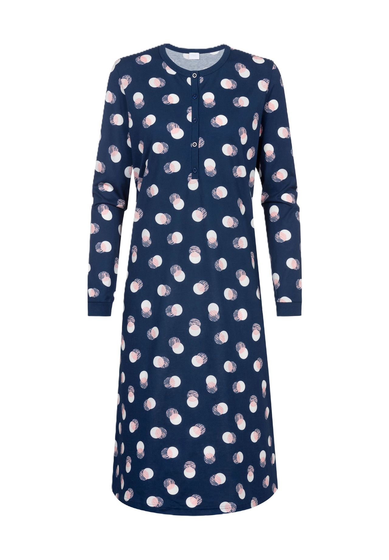 Женская ночная рубашка в горошек с вырезом Henley и рисунком в горошек Mey, цвет 1118 Deep Marine
Женская ночная рубашка в горошек с вырезом Henley и рисунком в горошек Mey, цвет 1118 Deep Marine