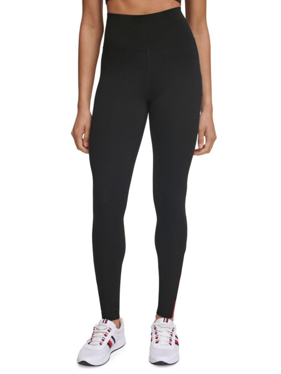 Леггинсы с высокой талией и логотипом Tommy Hilfiger, черный
Леггинсы с высокой талией и логотипом Tommy Hilfiger, черный