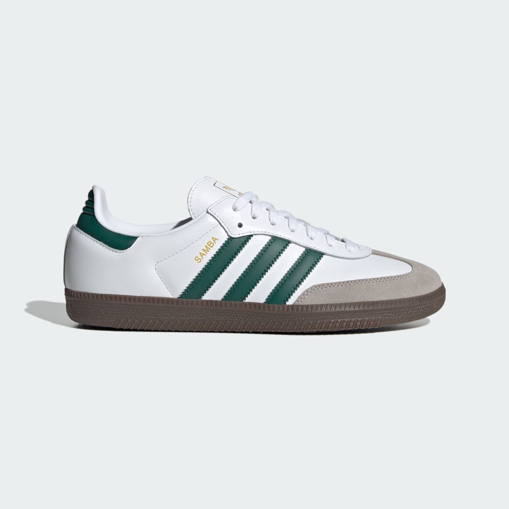 Кроссовки Adidas Samba OG Shoes, цвет Cloud White/Collegiate Green/Clear Granite
Кроссовки Adidas Samba OG Shoes, цвет Cloud White/Collegiate Green/Clear Granite