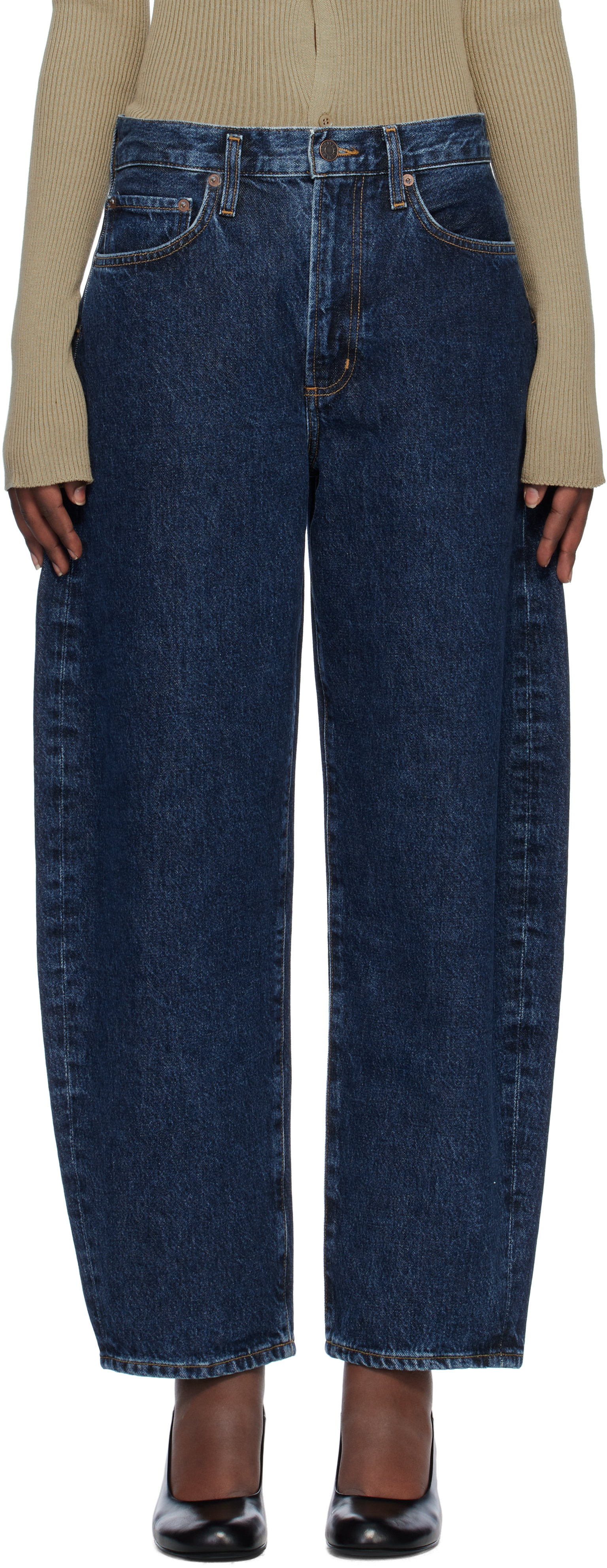 Джинсы цвета индиго Balloon AGOLDE
Джинсы цвета индиго Balloon AGOLDE