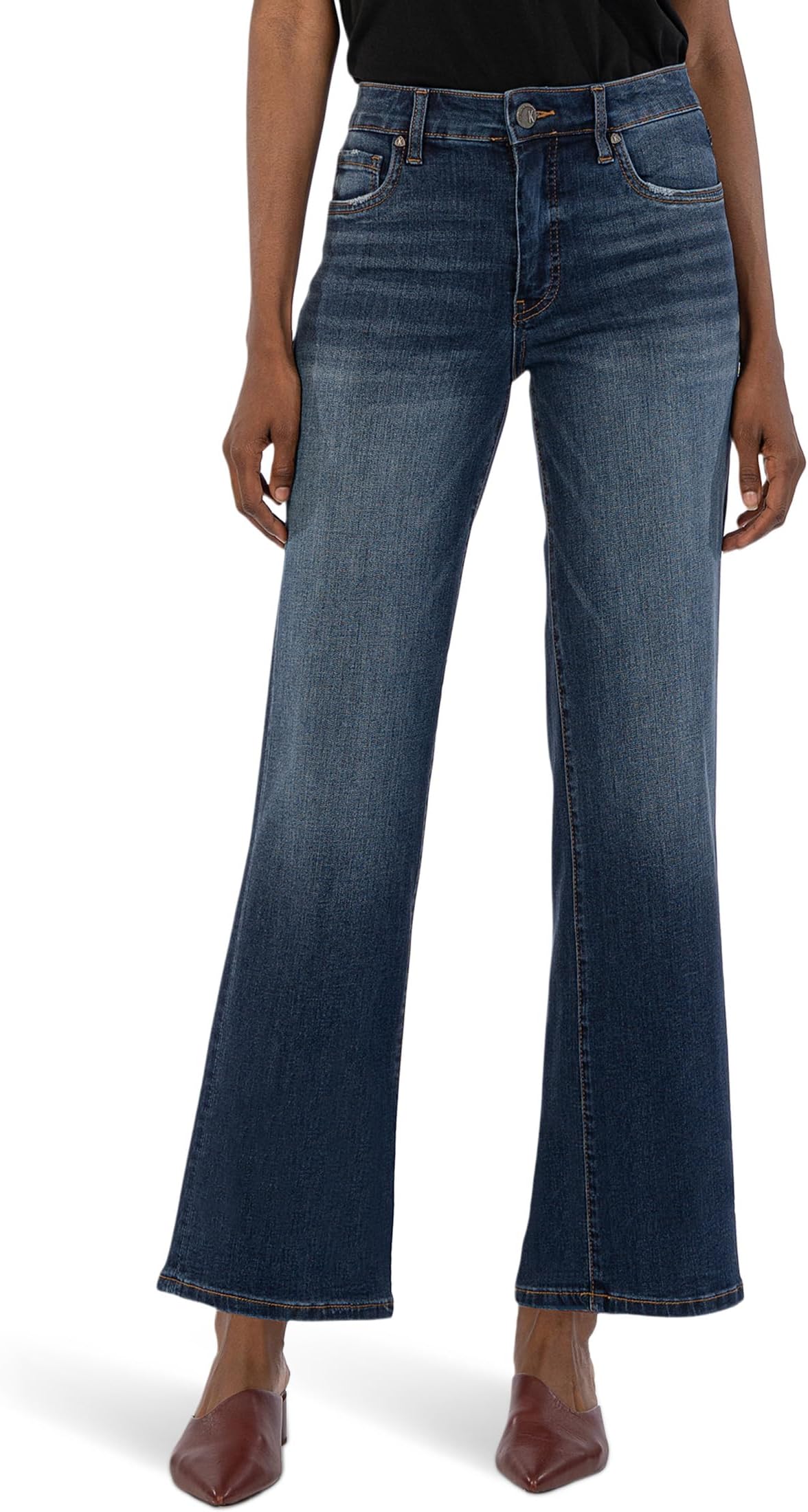 Джинсы KUT from the Kloth Charlotte High Rise Fab Ab Wide Leg, Resolved
Джинсы KUT from the Kloth Charlotte High Rise Fab Ab Wide Leg, Resolved