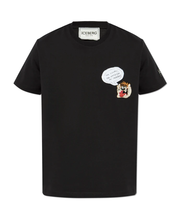 Футболка с нашивками Iceberg, черный
Футболка с нашивками Iceberg, черный