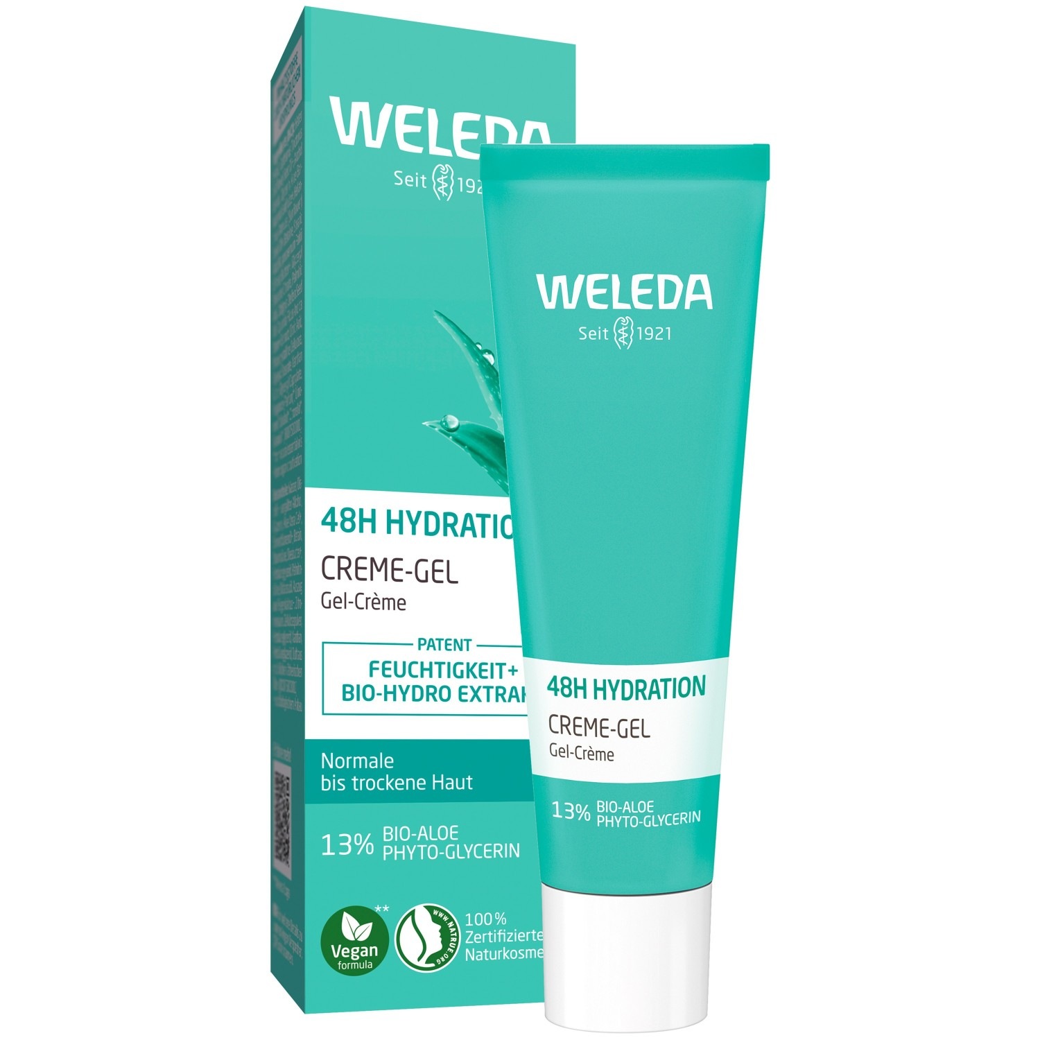 Гель для лица 48h hydration creme-gel Weleda, объем 30 мл
Гель для лица 48h hydration creme-gel Weleda, объем 30 мл