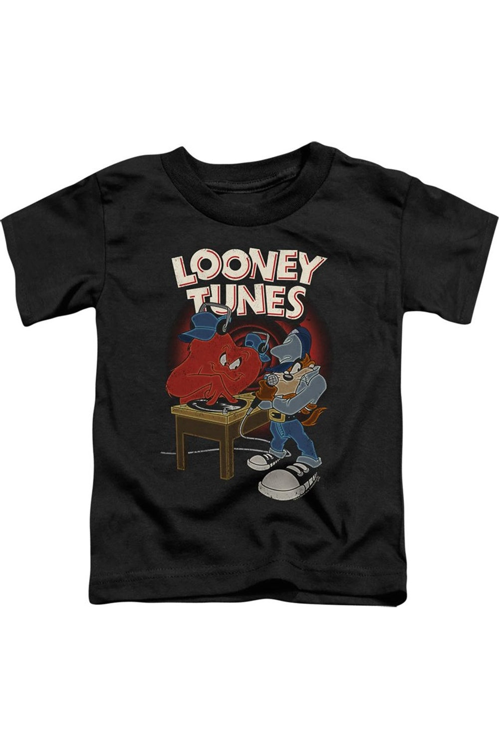 Футболка с коротким рукавом Looney Tunes Dj для малышей Gildan, черный
Футболка с коротким рукавом Looney Tunes Dj для малышей Gildan, черный