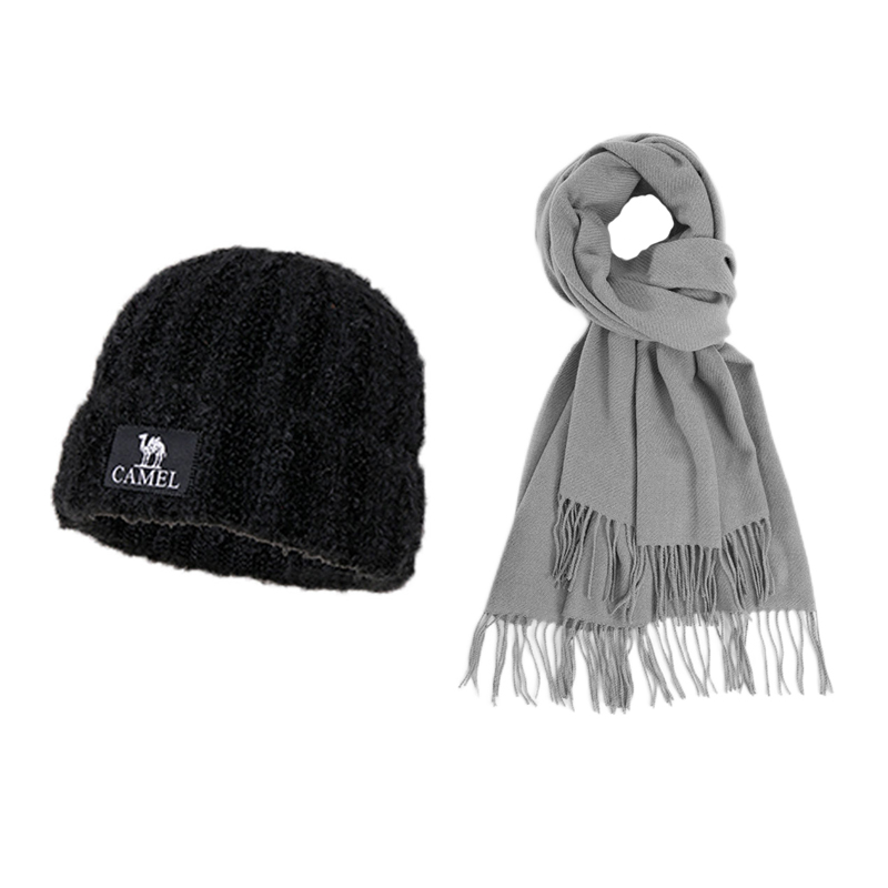 Шапка Unisex CAMEL, черный+серый
Шапка Unisex CAMEL, черный+серый