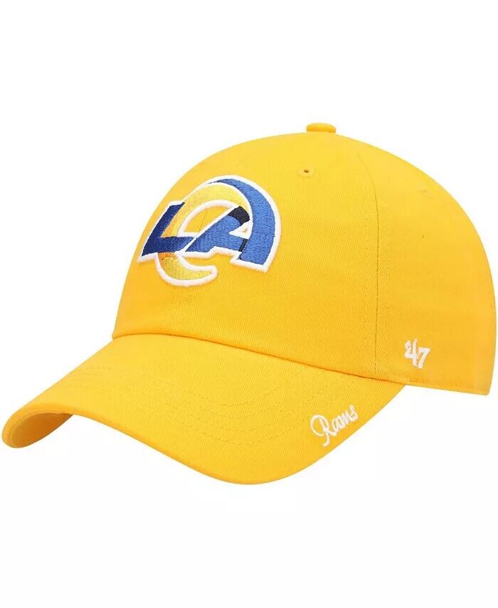Женская золотистая кепка с регулируемым логотипом Los Angeles Rams Miata Clean Up Secondary Logo '47 Brand, золотой
Женская золотистая кепка с регулируемым логотипом Los Angeles Rams Miata Clean Up Secondary Logo '47 Brand, золотой