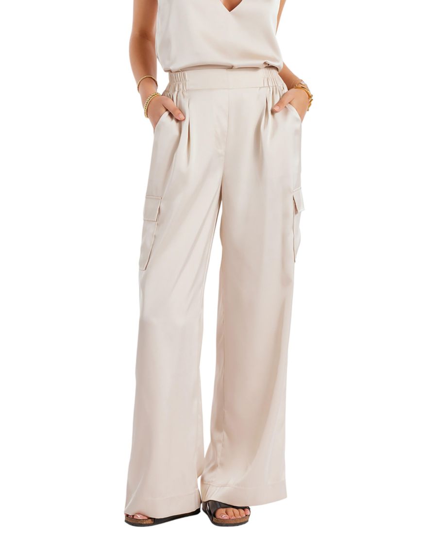 Женские атласные брюки-карго BISHOP + YOUNG на резинке Bishop + Young, Sand
Женские атласные брюки-карго BISHOP + YOUNG на резинке Bishop + Young, Sand