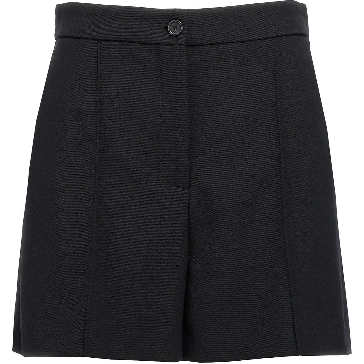 Плиссированные шорты из твила PINKO, черный
Плиссированные шорты из твила PINKO, черный