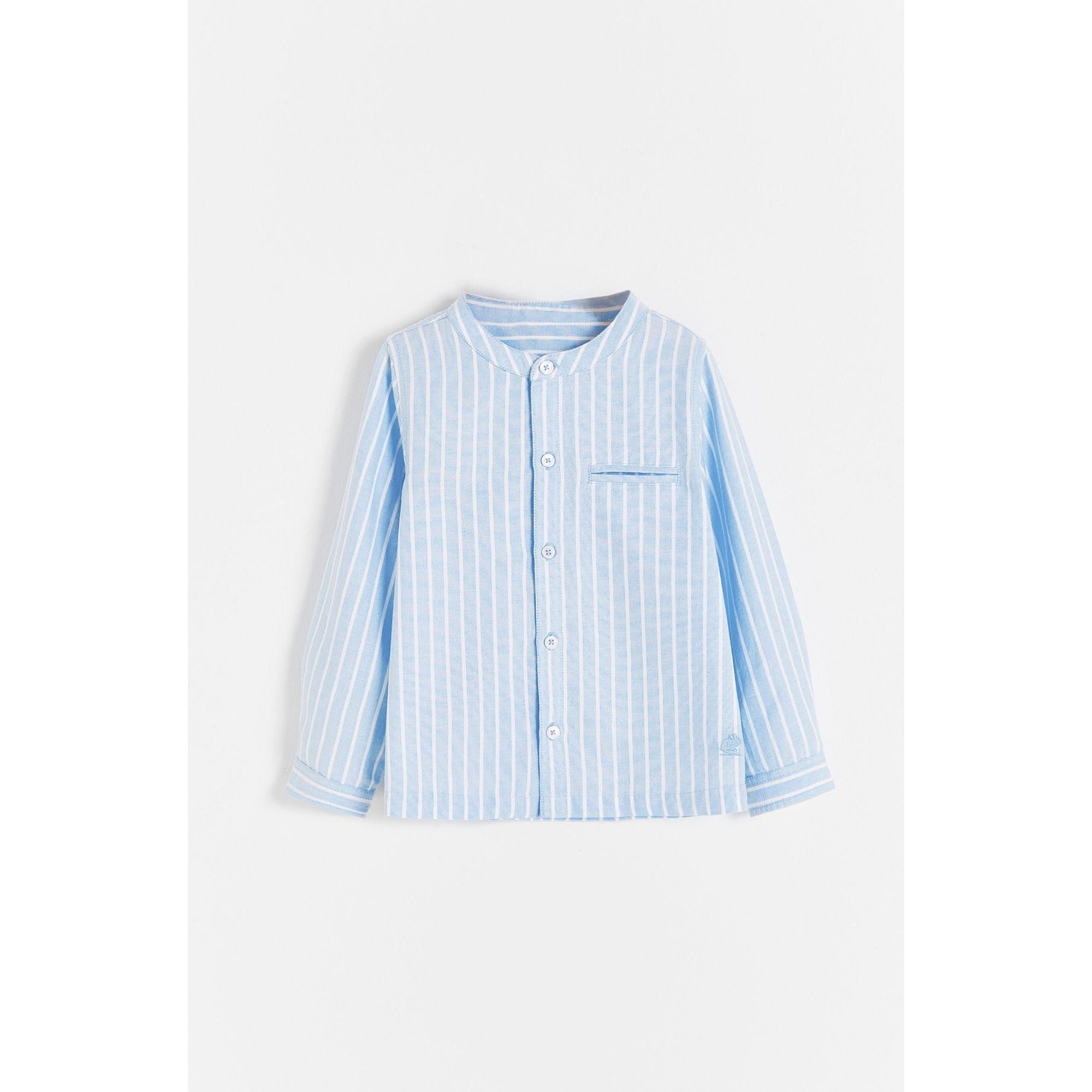 Рубашка Roque на пуговицах Babycottons, светло-голубой
Рубашка Roque на пуговицах Babycottons, светло-голубой