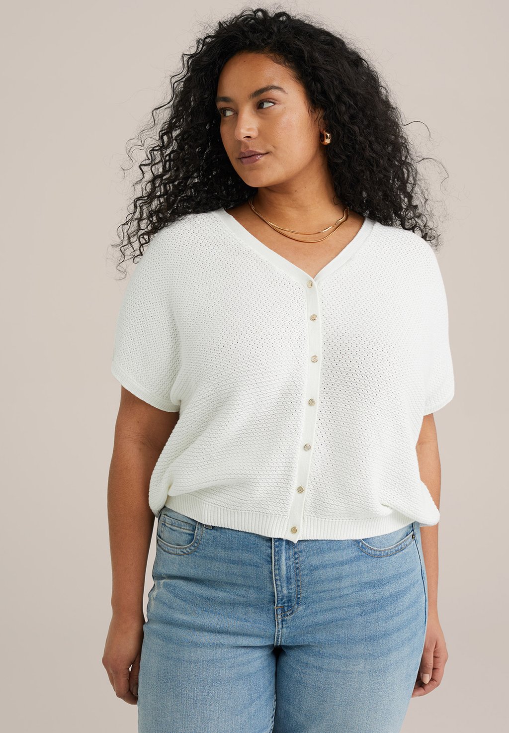 Кардиган CURVE WE Fashion, белый
Кардиган CURVE WE Fashion, белый