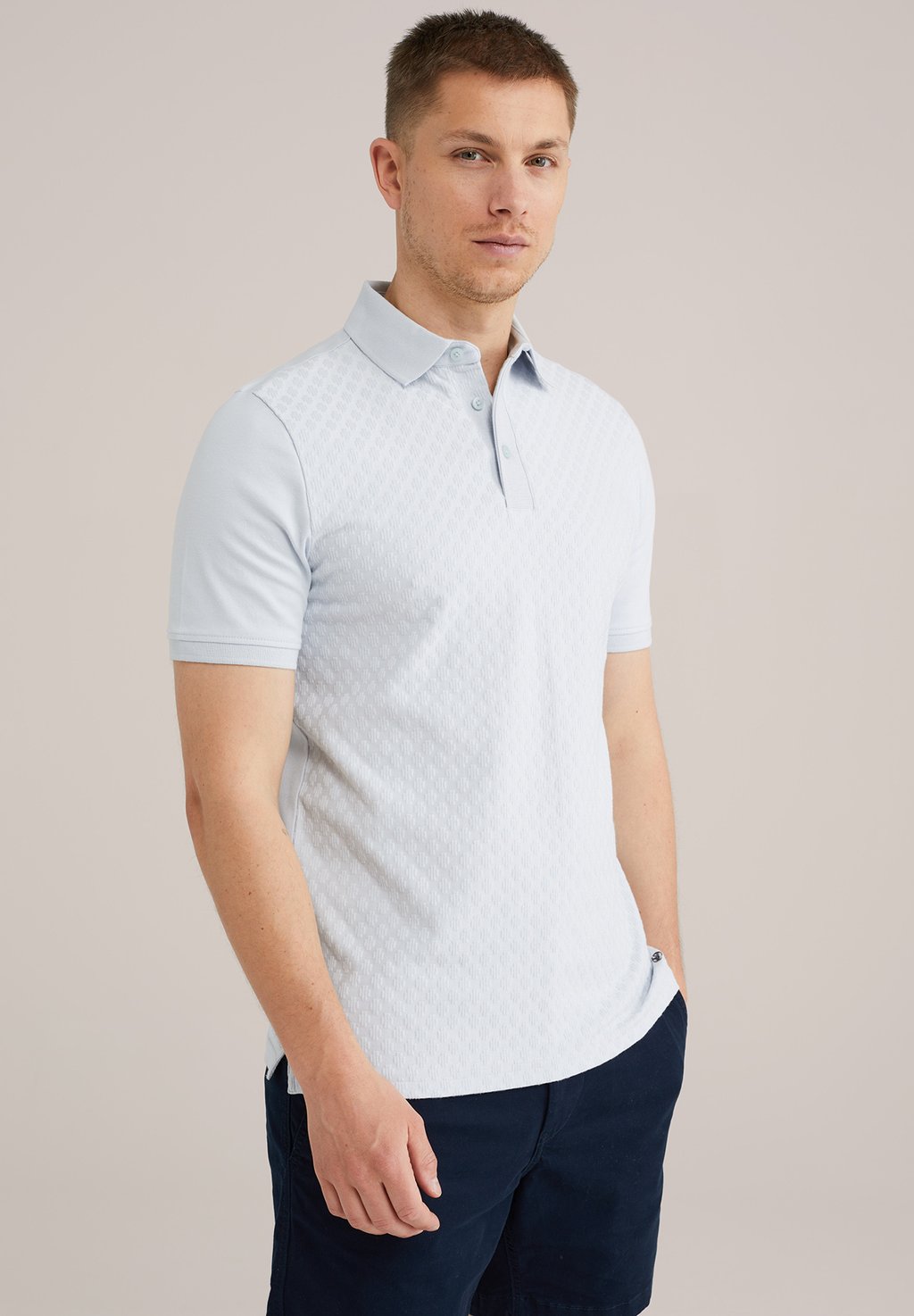 Рубашка поло WE Fashion, сине-серый
Рубашка поло WE Fashion, сине-серый