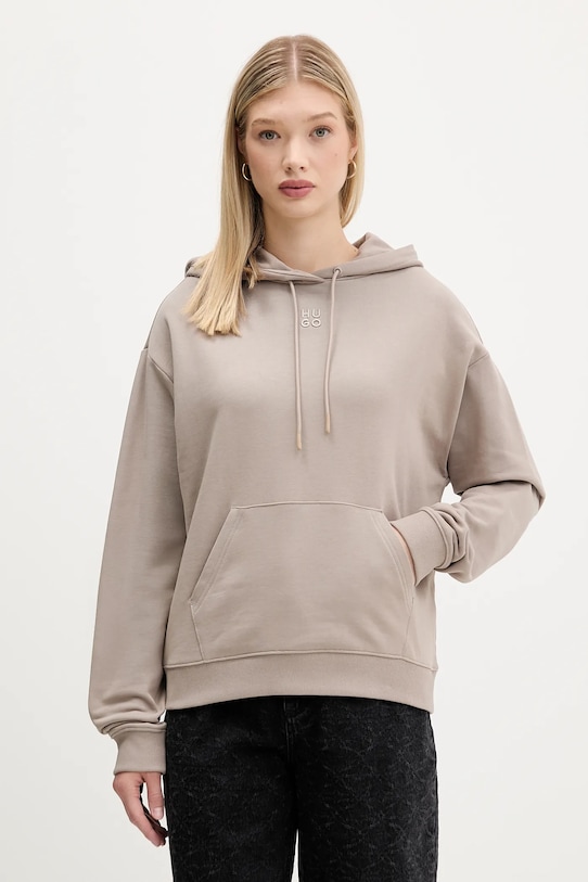 Хлопковая толстовка Hugo, бежевый
Хлопковая толстовка Hugo, бежевый