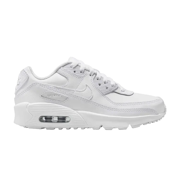 Кроссовки Nike Air Max 90 Leather GS 'White Metallic Silver', белый
Кроссовки Nike Air Max 90 Leather GS 'White Metallic Silver', белый