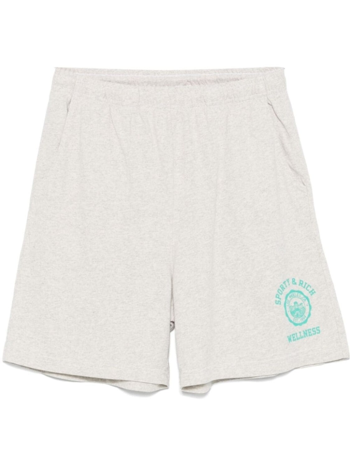 Sporty & Rich спортивные шорты с принтом Emblem, серый
Sporty & Rich спортивные шорты с принтом Emblem, серый