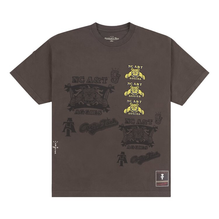 Футболка Cactus Jack By Travis Scott Cactus Jack by Travis Scott x Mitchell & Ness North Carolina A&T University Seal Tee, коричневый
Футболка Cactus Jack By Travis Scott Cactus Jack by Travis Scott x Mitchell & Ness North Carolina A&T University Seal Tee, коричневый