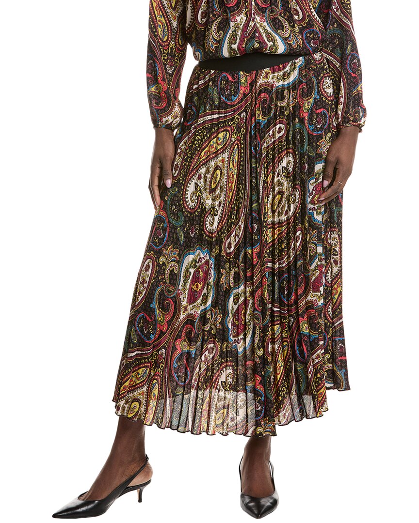 T Tahari плиссированная макси-юбка, синий
T Tahari плиссированная макси-юбка, синий